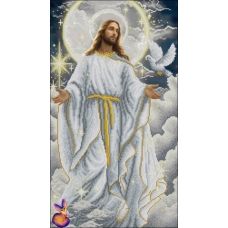 ФКч2-0124  Иисус в белом. Схема для вышивки бисером ТМ Фокси