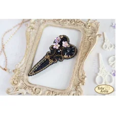 Б-303 Черные Ножницы. Набор для вышивки украшения Тела Артис