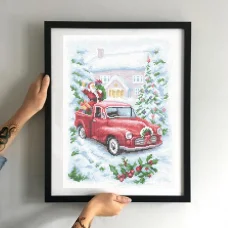 ЗПНМ-010 С Новым Годом. Схема для вышивки бисером Золотая Подкова