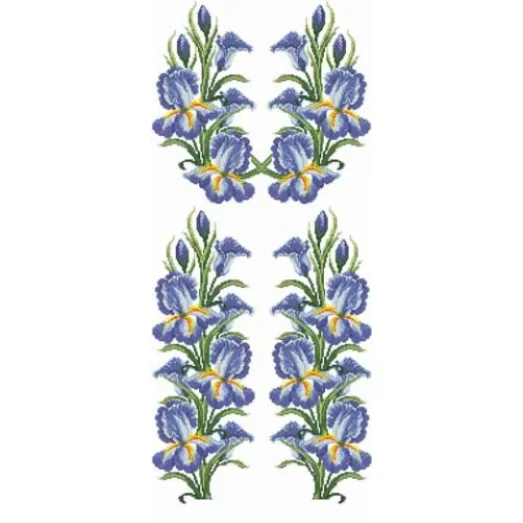 БЖ-015 Заготовка женской сорочки. Барвиста Вишиванка, атлас