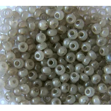 02141 Бисер полупрозрачный натуральный серый Бисер Preciosa