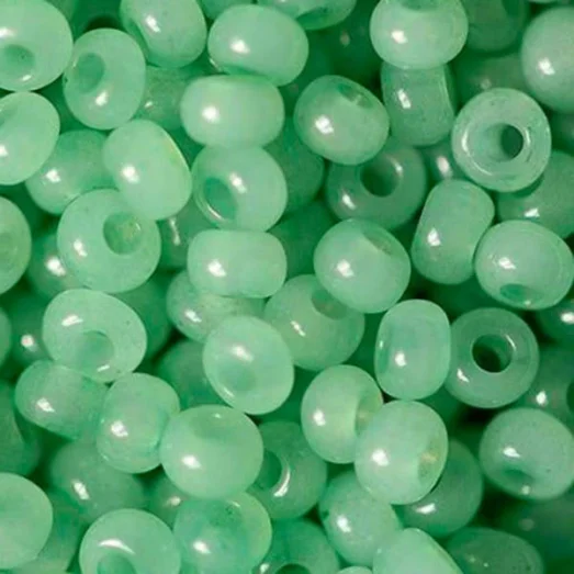 02163 Серо-зеленый, алебастровый Бисер Preciosa