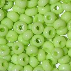 03154 Палево-зеленый натуральный, непрозрачный Бисер Preciosa