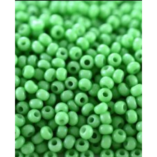 03661 Бисер зеленый непрозрачный Preciosa