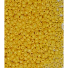03681 Бисер светло желтый непрозрачный Preciosa
