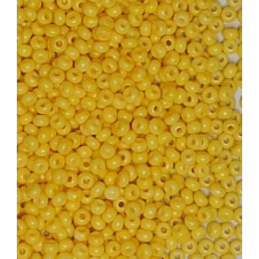 03681 Бисер светло желтый непрозрачный Preciosa