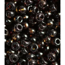 10114 Бисер черно-коричневый прозрачный Preciosa