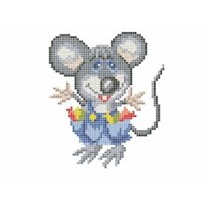 ЧВ-1474 (10*15) Мышь. Схема для для вышивки бисером Бисерок
