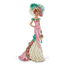 КБЛ (Н)-3041 Венецианская дама. Набор для вышивки бисером. ТМ Каролинка