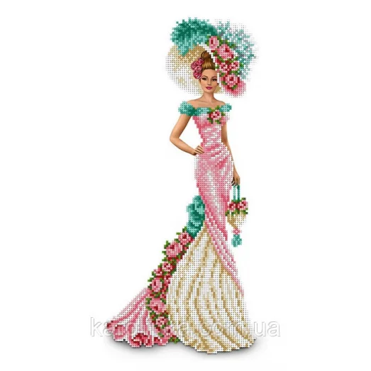 КБЛ (Н)-3041 Венецианская дама. Набор для вышивки бисером. ТМ Каролинка