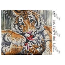МИКА-1559 (А3) Тигрята. Схема для вышивки бисером