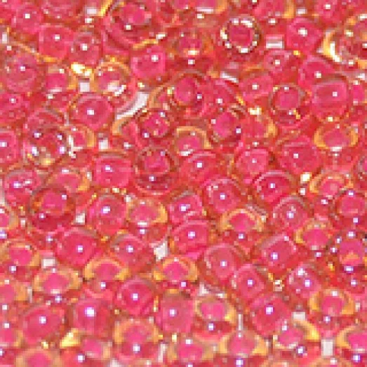 11027 Светлый топазовый с внутренним розовым окрасом, прзрачный Бисер Preciosa