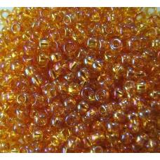 11050 Прозрачный, топазовый, блестящий радужный