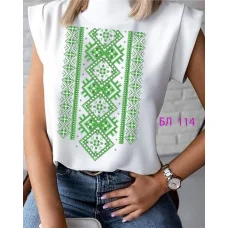 БЛ-114 Пошитая блузка Лилея под вышивку бисером или нитками. ТМ Юма