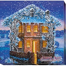АВ-546 Зимняя ночь. Набор для вышивки бисером ТМ Абрис Арт