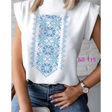 БЛ-115 Пошитая блузка Лилея под вышивку бисером или нитками. ТМ Юма