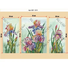 СПД_004 БП-1211 Ирисы. Схема для вышивки. TM Virena