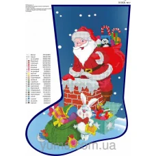 ЮМА-С5 Новогодний сапожек для вышивки