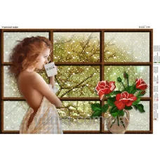 ЮМА-3149 Утренний кофе. Схема для вышивки бисером