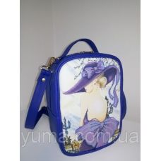 М1С2 (цвет) Сумка-рюкзак для вышивки бисером, синий. ТМ ЮМА