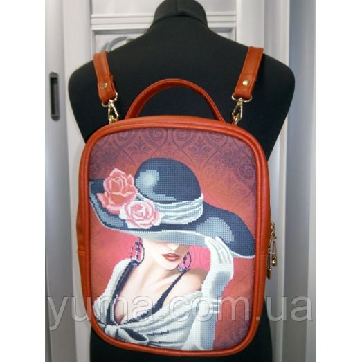 М1С7 (цвет) Сумка-рюкзак для вышивки бисером. ТМ ЮМА