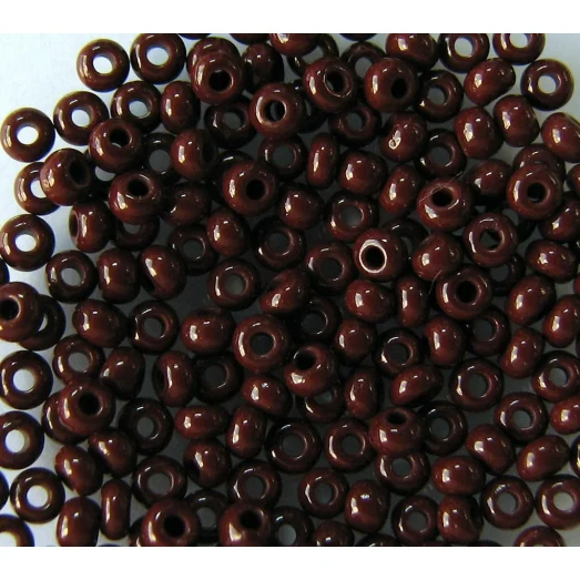 13780 Бисер непрозрачный натуральный коричневый