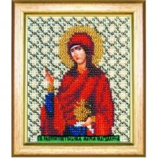 Б-1040 Икона святая Мария-Магдалина. Набор для вышивки бисером Чаривна Мить