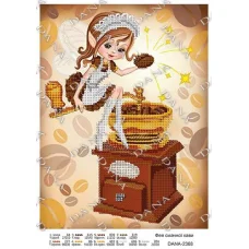 ДАНА-2368 Фея вкусного кофе. Схема для вышивки бисером