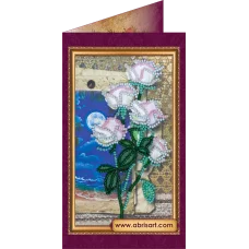 АО-082 Южная ночь. Набор-открытка для вышивки бисером Абрис Арт