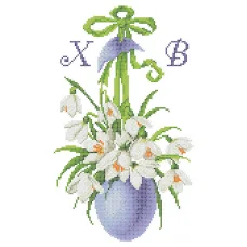 ХВ-023 Пасхальный рушник для вышивки бисером ТМ Княгиня Ольга