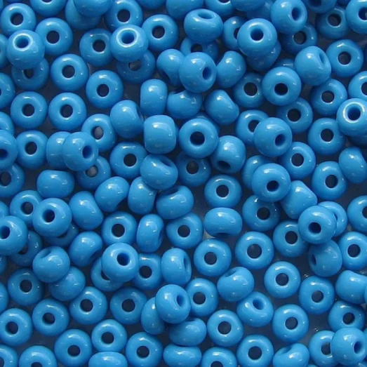 16365 Голубой натуральный, непрозрачный Бисер Preciosa
