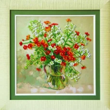 Б-613 Букет. Набор для вышивки бисером Чаривна Мить