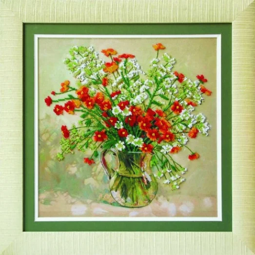 Б-613 Букет. Набор для вышивки бисером Чаривна Мить