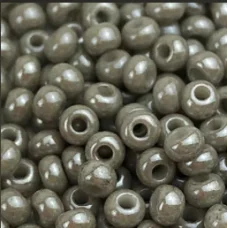 16549 Бисер Preciosa серый непрозрачный