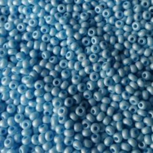 16636м голубой матовый, непрозрачный Preciosa (Чехия)