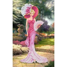 КБЛ-3054 (Н) Венецианская дама. Набор для вышивки бисером. ТМ Каролинка