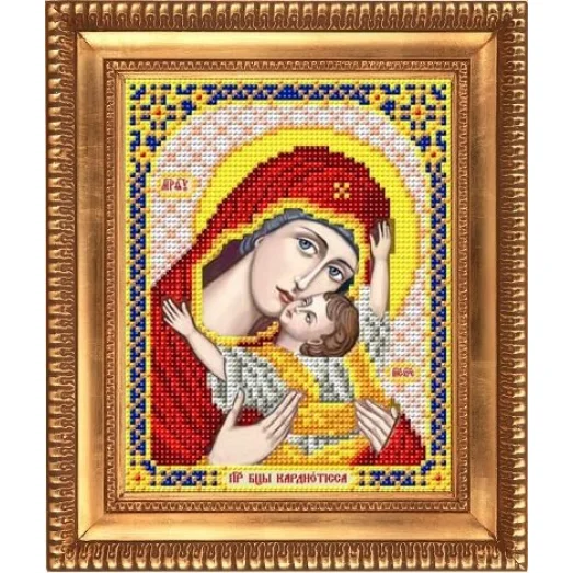 И-5063 Пресвятая Богородица Кардиотисса (Сердечная). Схема для вышивки бисером Благовест