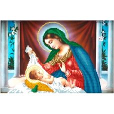 КРМ-62 Мария с Иисусом. Схема для вышивки бисером ТМ Княгиня Ольга