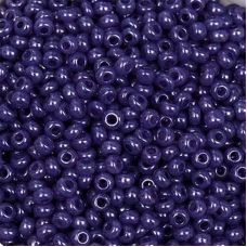 17128 Фиолетовый с глянцевым блеском, непрозрачный Бисер Preciosa