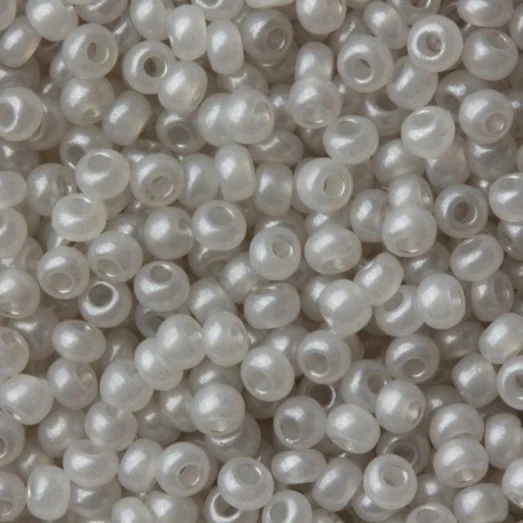 17249 Серый с глянцевым блеском, непрозрачный Бисер Preciosa