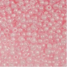 17298 Розовый с глянцевым блеском, непрозрачный Бисер Preciosa