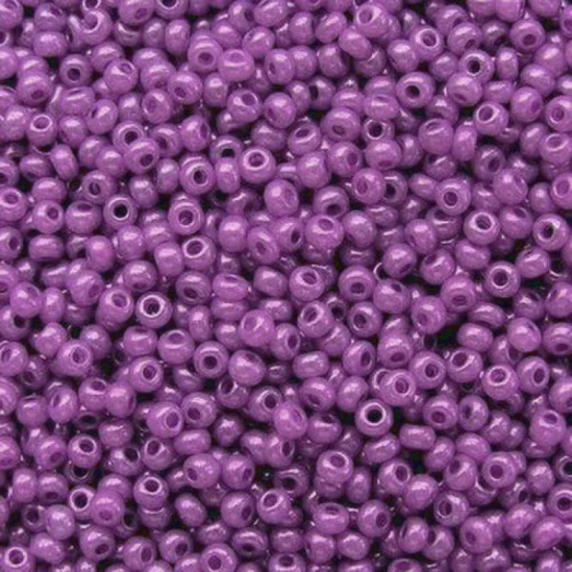 17728 Фиолетовый с глянцевым блеском, непрозрачный Бисер Preciosa