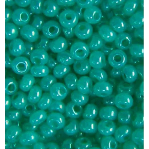 17858 Бисер Preciosa бирюзовый непрозрачный
