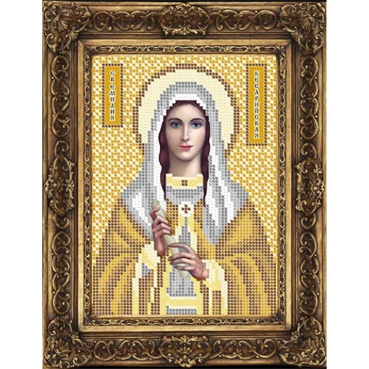 ФР-ИБ5-180-2 Святая Емилия Кесарийская. Схема для вышивки бисером ТМ Фурор