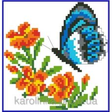 КТК-6003 Бабочка. Схема для вышивки бисером Каролинка