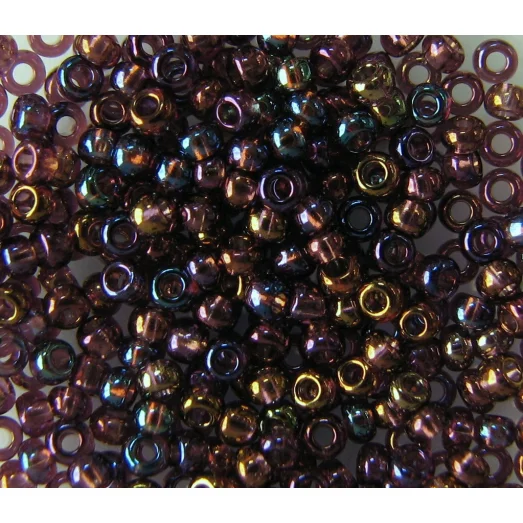 21060 Бисер непрозрачный павлиний хвост (синий)