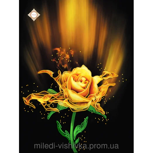 СЛ-3163 Пылающая страсть. Схема для вышивки бисером ТМ Миледи