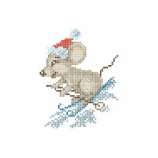 ЧВ-1476 (10*15) Мышь. Схема для для вышивки бисером Бисерок