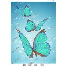 ЮМА-3372 Бабочка. Схема для вышивки бисером