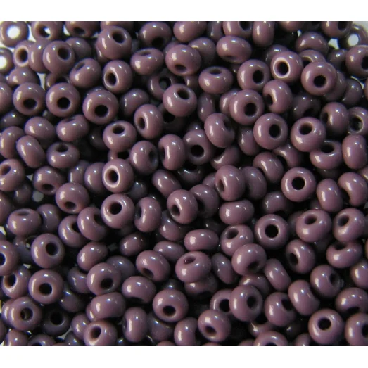 23040 Бисер непрозрачный, фиолетовый, натуральный